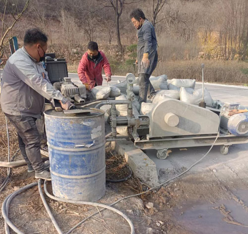 大方路面下沉注浆